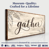 Gather Sign VIII - Tailored Canvases - Flyclothing LLC