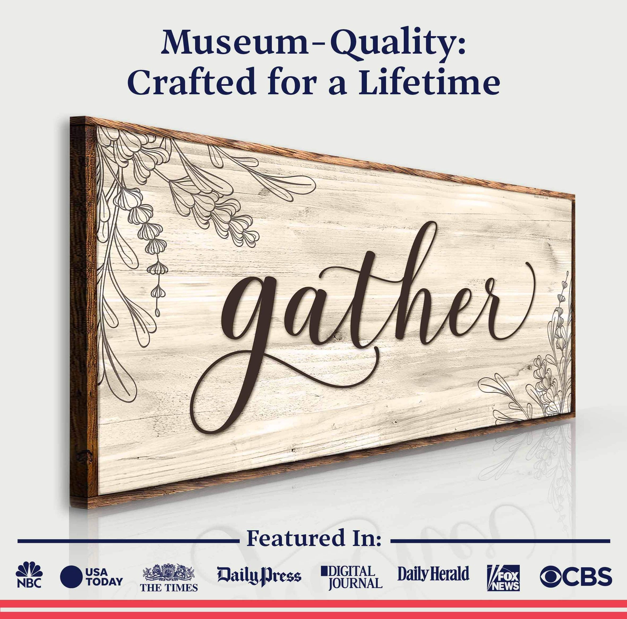 Gather Sign VIII - Tailored Canvases - Flyclothing LLC