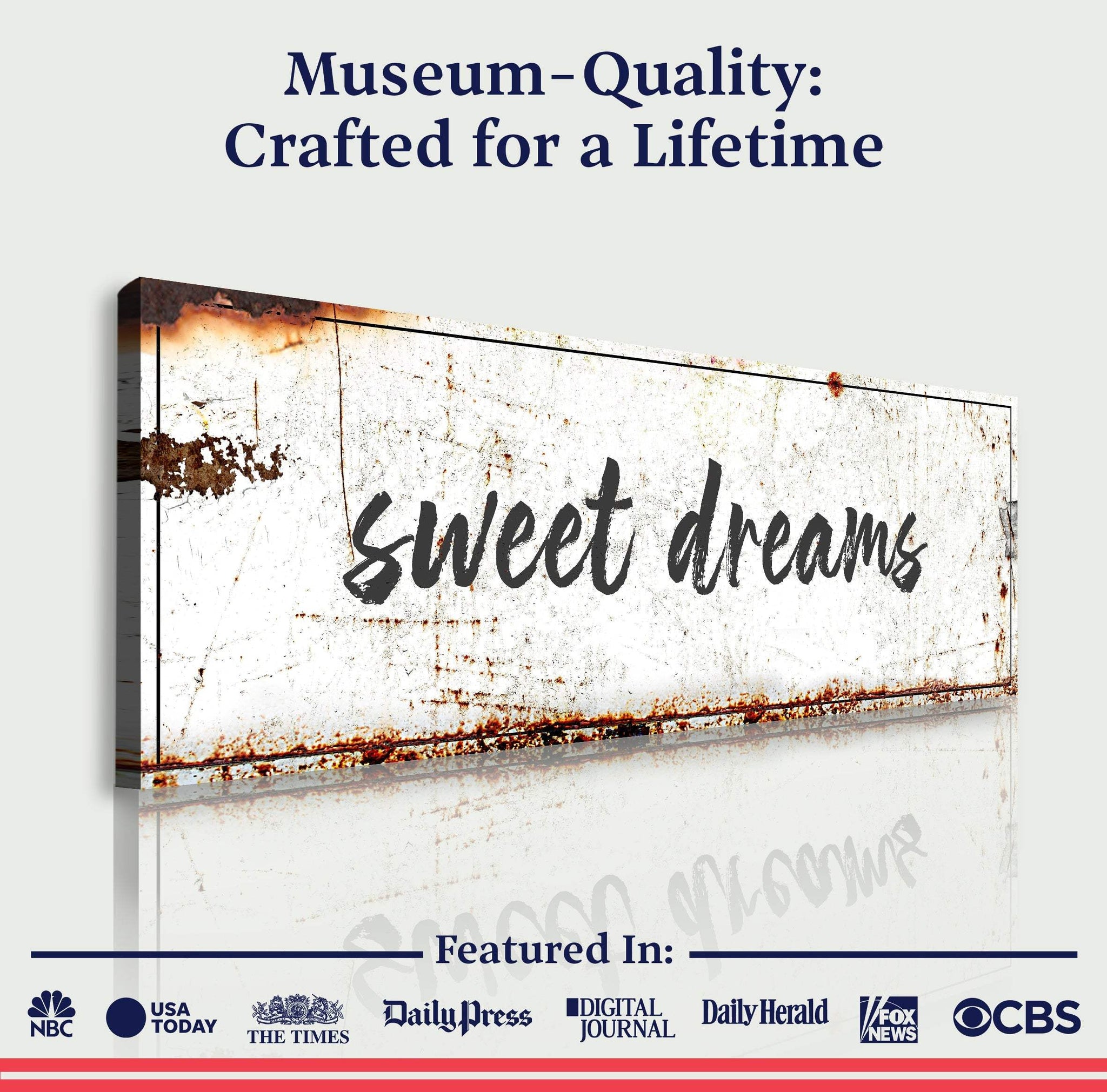 Sweet Dreams Sign - Tailored Canvases - Flyclothing LLC