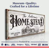 Homestead Sign X - Tailored Canvases - Flyclothing LLC