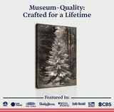 Vintage Christmas Tree Wall Art - Tailored Canvases - Flyclothing LLC