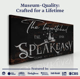 The Bewitched Speakeasy Halloween Sign III - Tailored Canvases - Flyclothing LLC