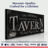 Potions, Spirits & Brews Tavern Halloween Sign - Tailored Canvases - Flyclothing LLC
