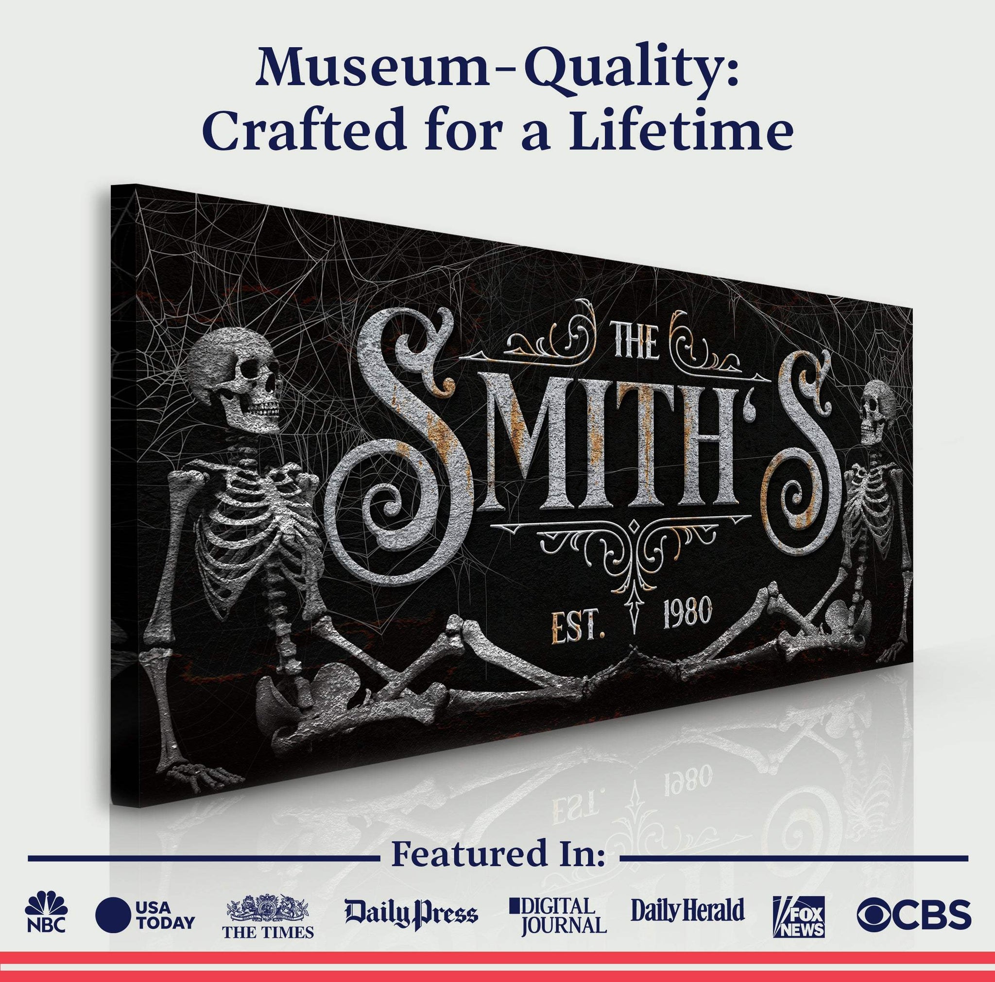 Gothic Family Sign VI - Tailored Canvases - Flyclothing LLC