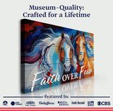 Faith Over Fear Faith Sign IV - Tailored Canvases - Flyclothing LLC