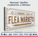 Family Flea Market Sign II - Tailored Canvases - Flyclothing LLC