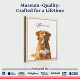 Custom Pet Memorial Portrait Watercolor Sign - Tailored Canvases - Flyclothing LLC