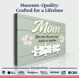 Mother's Day Sign The Piece That Holds Us Together - Tailored Canvases - Flyclothing LLC