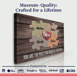 Mother's Day Sign The Piece That Holds Us Together II - Tailored Canvases - Flyclothing LLC