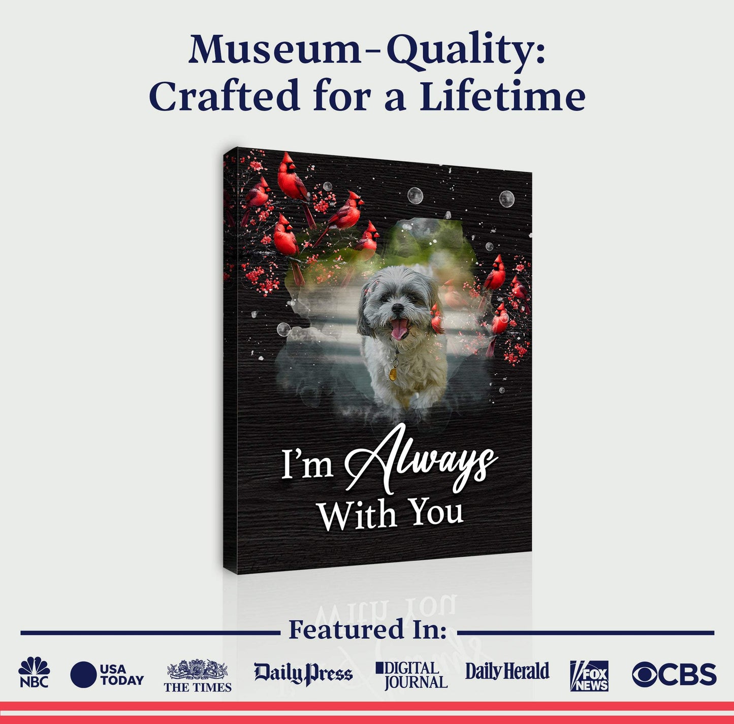 Pet Memorial Sign I'm Always With You - Tailored Canvases - Flyclothing LLC