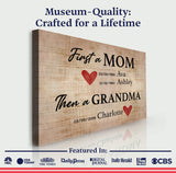 Mother's Day Sign First A Mom - Tailored Canvases - Flyclothing LLC