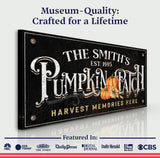 Harvest Memories Here Pumpkin Patch Sign - Tailored Canvases - Flyclothing LLC