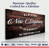 New Home Sign III - Tailored Canvases - Flyclothing LLC
