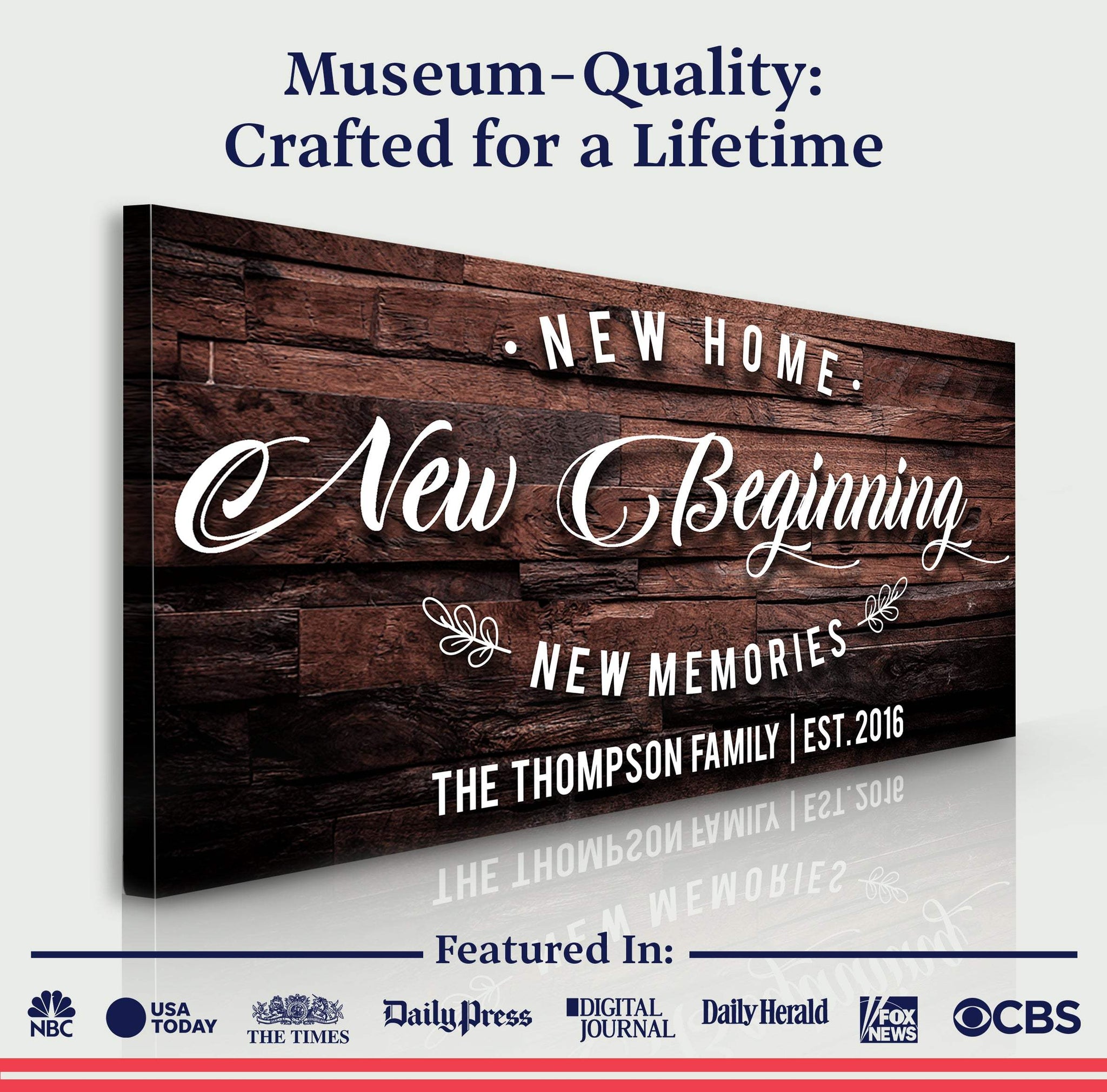 New Home Sign III - Tailored Canvases - Flyclothing LLC