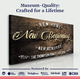 New Home Sign II - Tailored Canvases - Flyclothing LLC