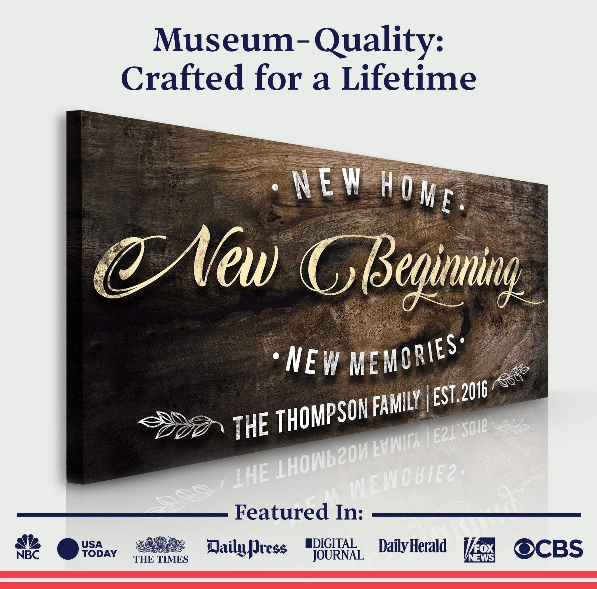New Home Sign II - Tailored Canvases - Flyclothing LLC