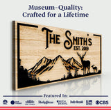 Family Mountain Sign II - Tailored Canvases - Flyclothing LLC
