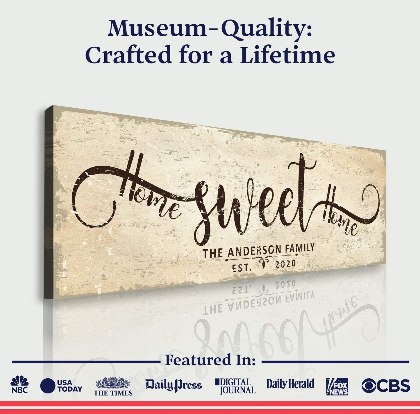 Home Sweet Home Sign VI - Tailored Canvases - Flyclothing LLC