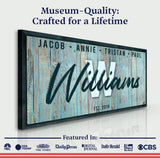 Family Wood Sign IV - Tailored Canvases - Flyclothing LLC