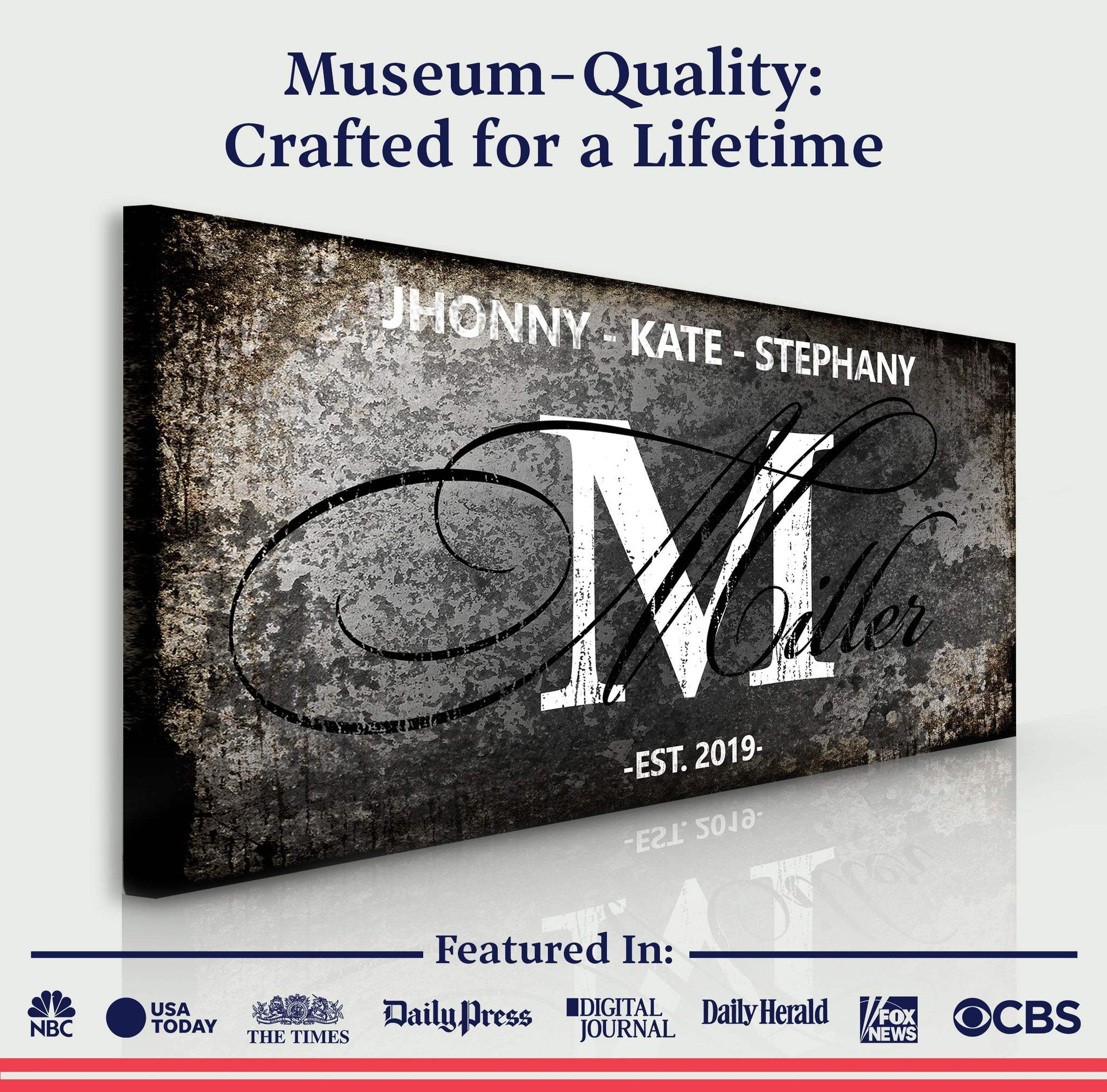 Family Sign XVIII - Tailored Canvases - Flyclothing LLC
