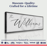 Family Sign XVII - Tailored Canvases - Flyclothing LLC