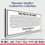 The Man In The Arena Sign VIII - Tailored Canvases - Flyclothing LLC