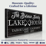 Family Lake House Paddle Sign II - Tailored Canvases - Flyclothing LLC