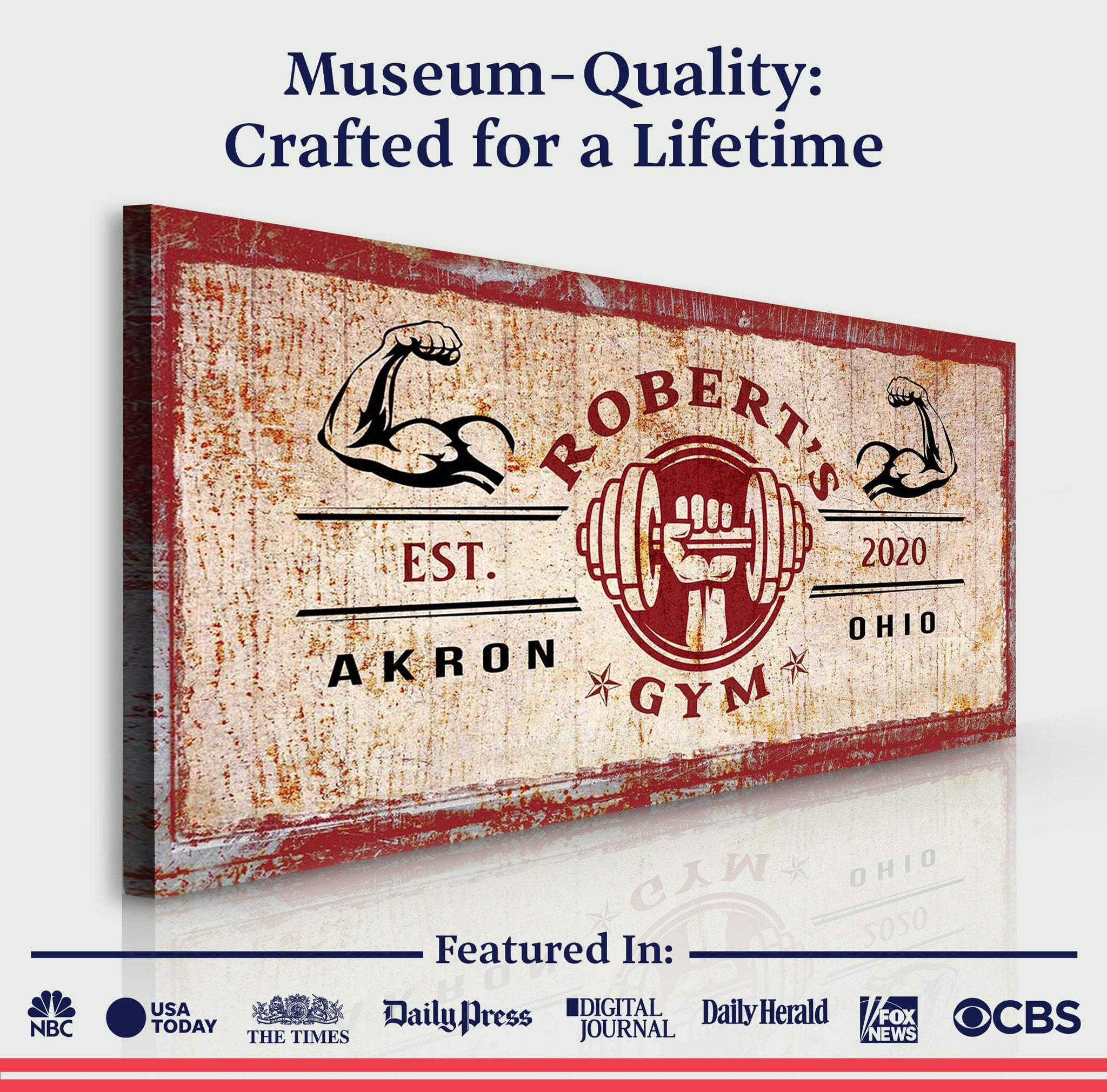 Gym Sign X - Tailored Canvases - Flyclothing LLC