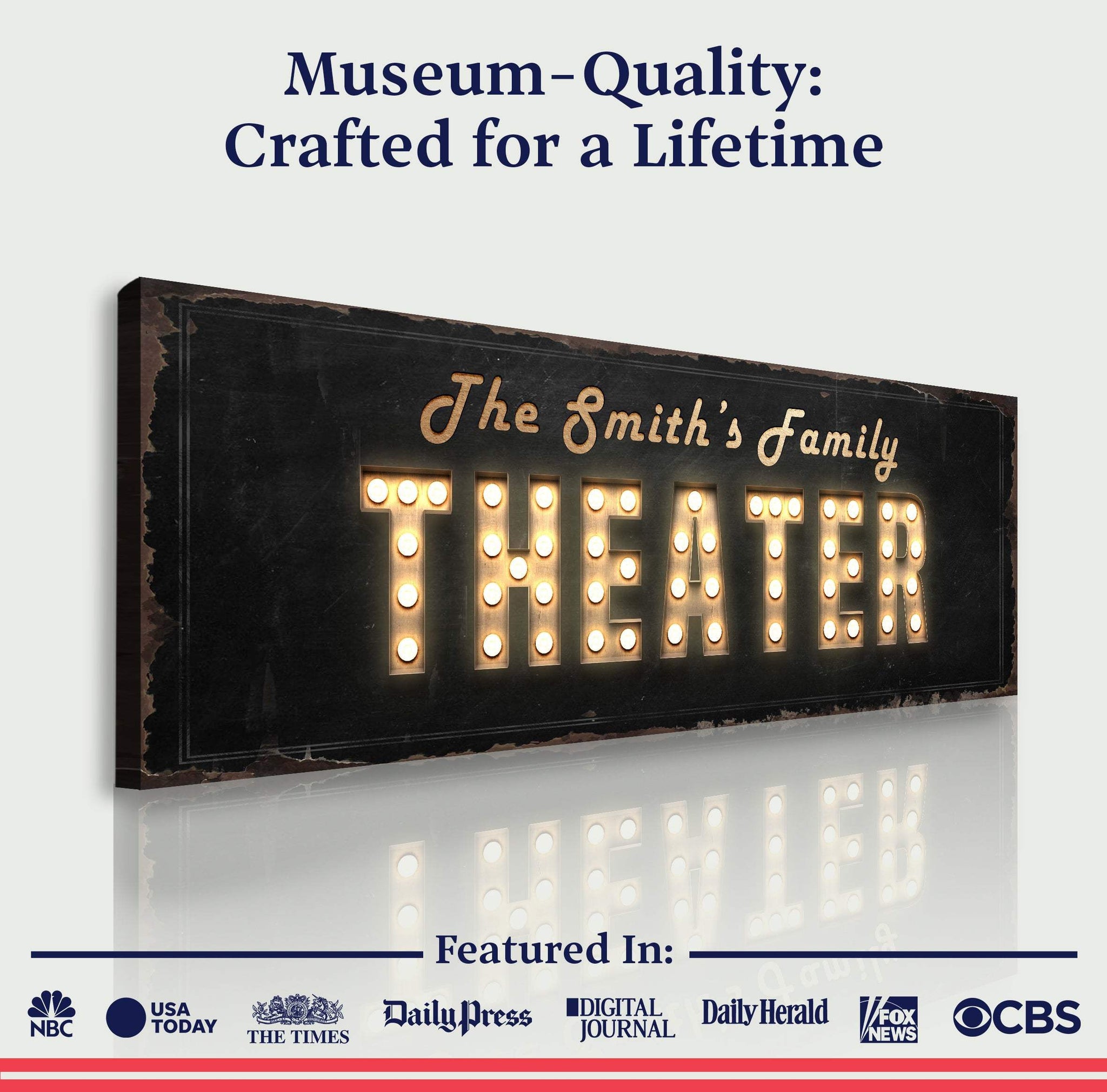 Theater Sign - Tailored Canvases - Flyclothing LLC