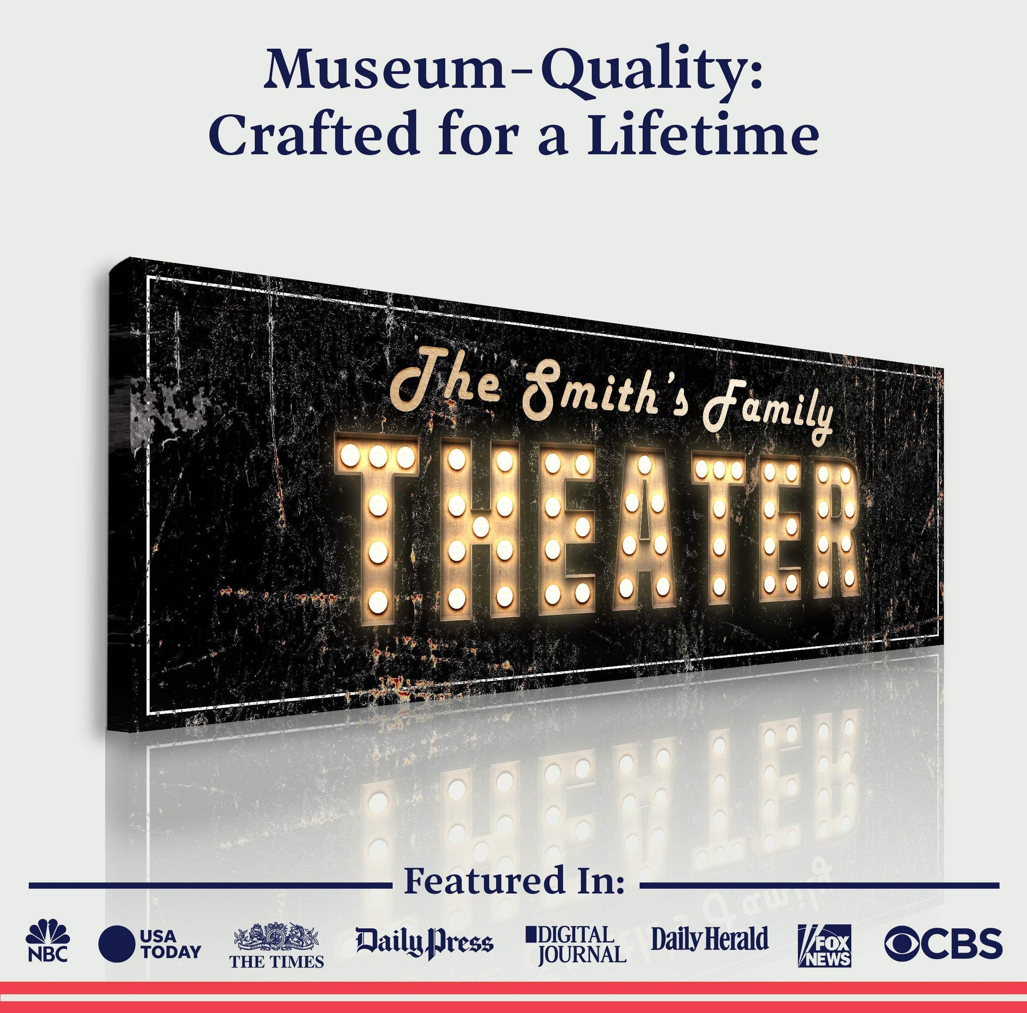 Theater Sign IV - Tailored Canvases - Flyclothing LLC
