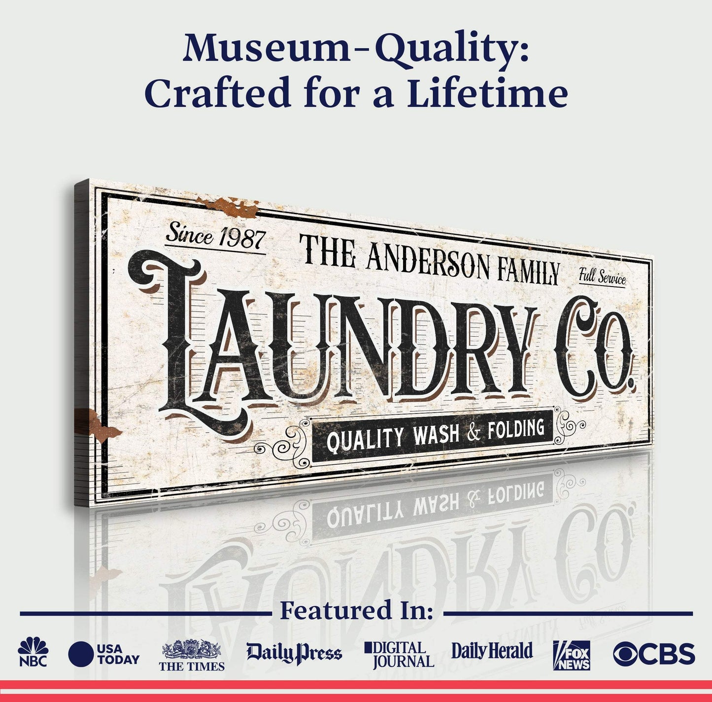 The Laundry Room Sign VIII - Tailored Canvases - Flyclothing LLC