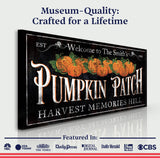 Personalized Pumpkin Patch Sign IX - Tailored Canvases - Flyclothing LLC