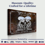 We Got This Skeleton Couple Sign IV - Tailored Canvases - Flyclothing LLC