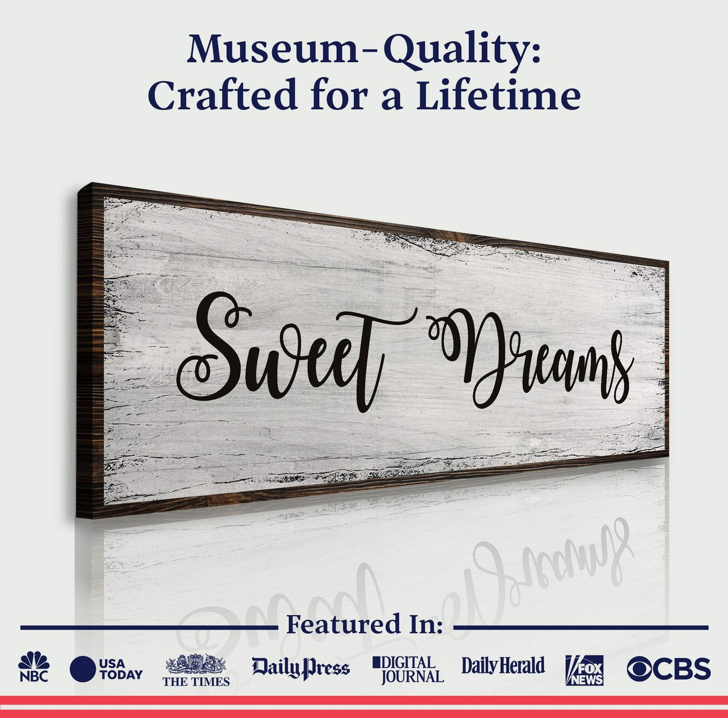 Sweet Dreams Sign VI - Tailored Canvases - Flyclothing LLC