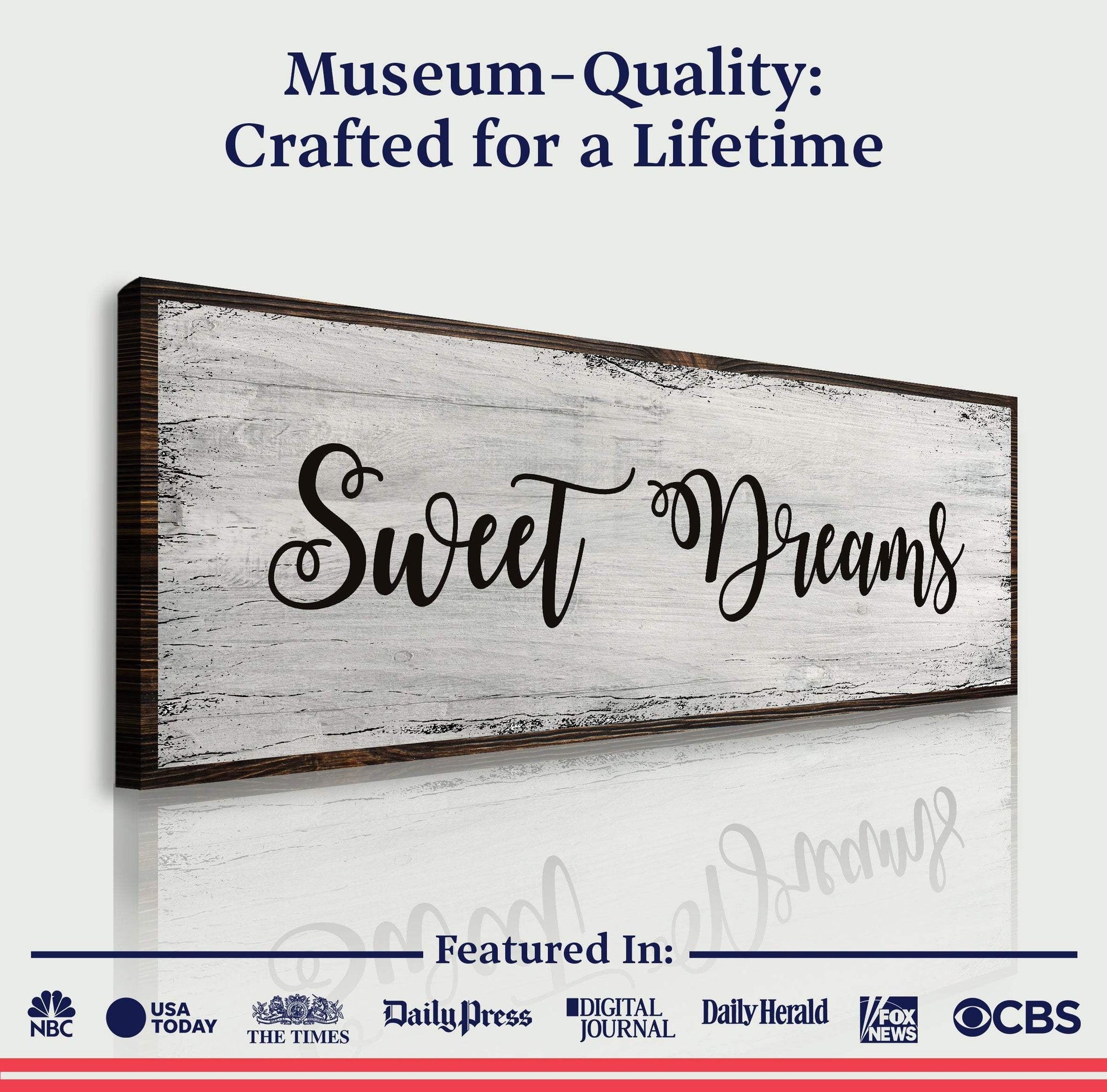 Sweet Dreams Sign VI - Tailored Canvases - Flyclothing LLC
