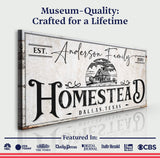 Homestead Sign XII - Tailored Canvases - Flyclothing LLC