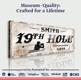 19th Hole Sign - Tailored Canvases - Flyclothing LLC