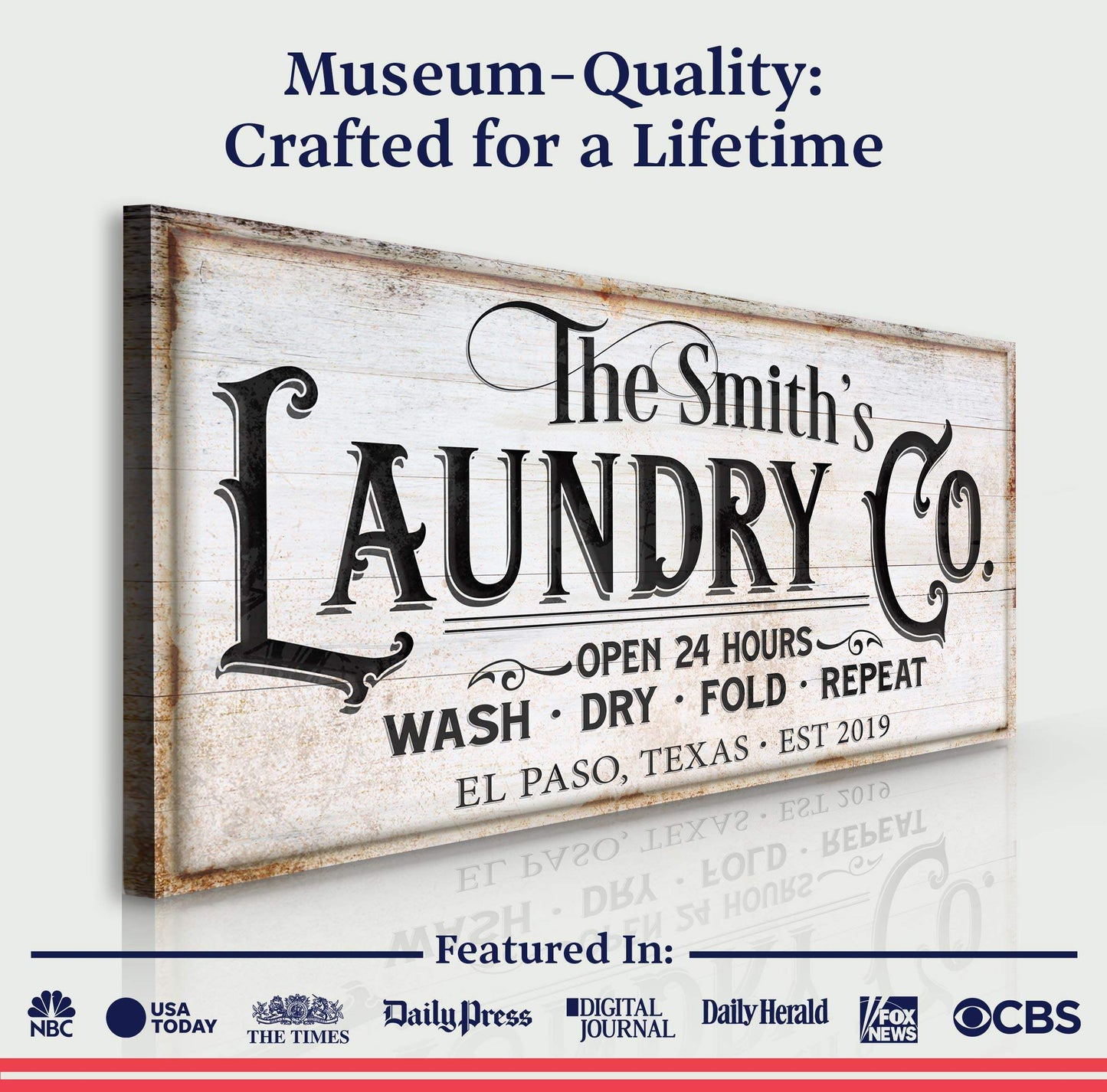 The Laundry Room Sign IX - Tailored Canvases - Flyclothing LLC