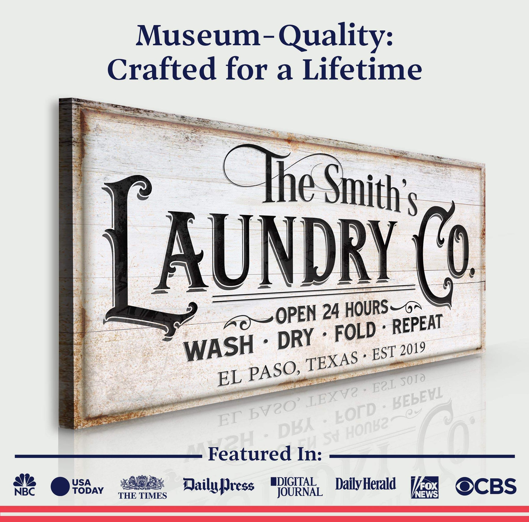 The Laundry Room Sign IX - Tailored Canvases - Flyclothing LLC