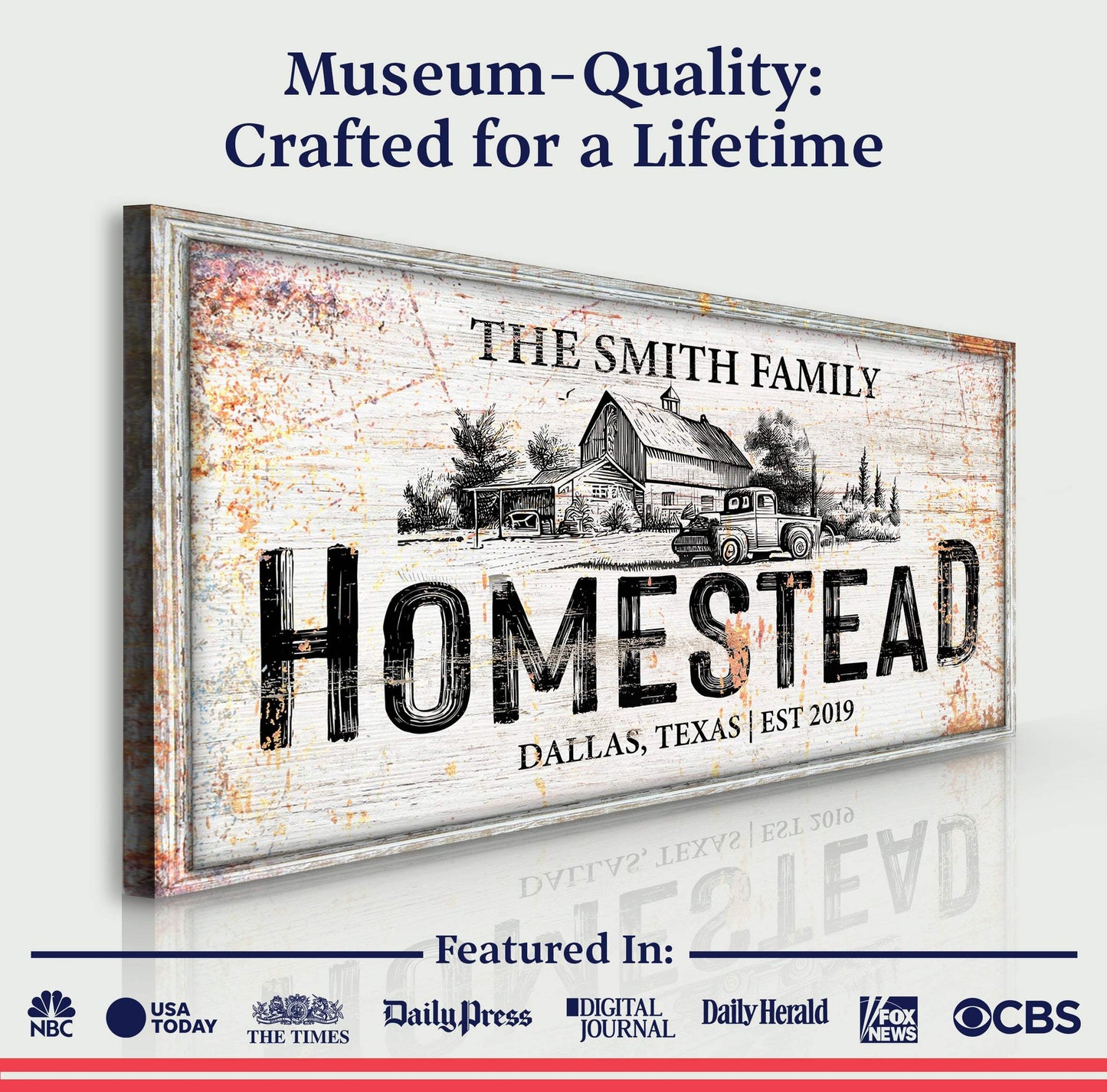 Homestead Sign VIII - Tailored Canvases - Flyclothing LLC