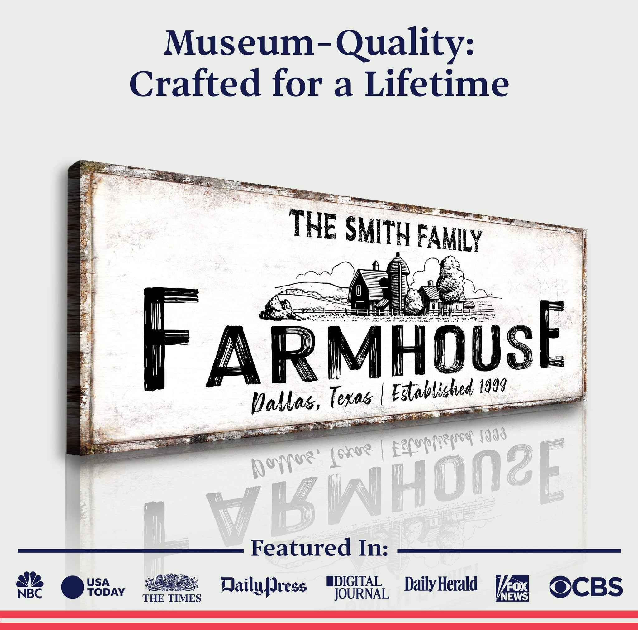 Rustic Farmhouse Sign XIII - Tailored Canvases - Flyclothing LLC