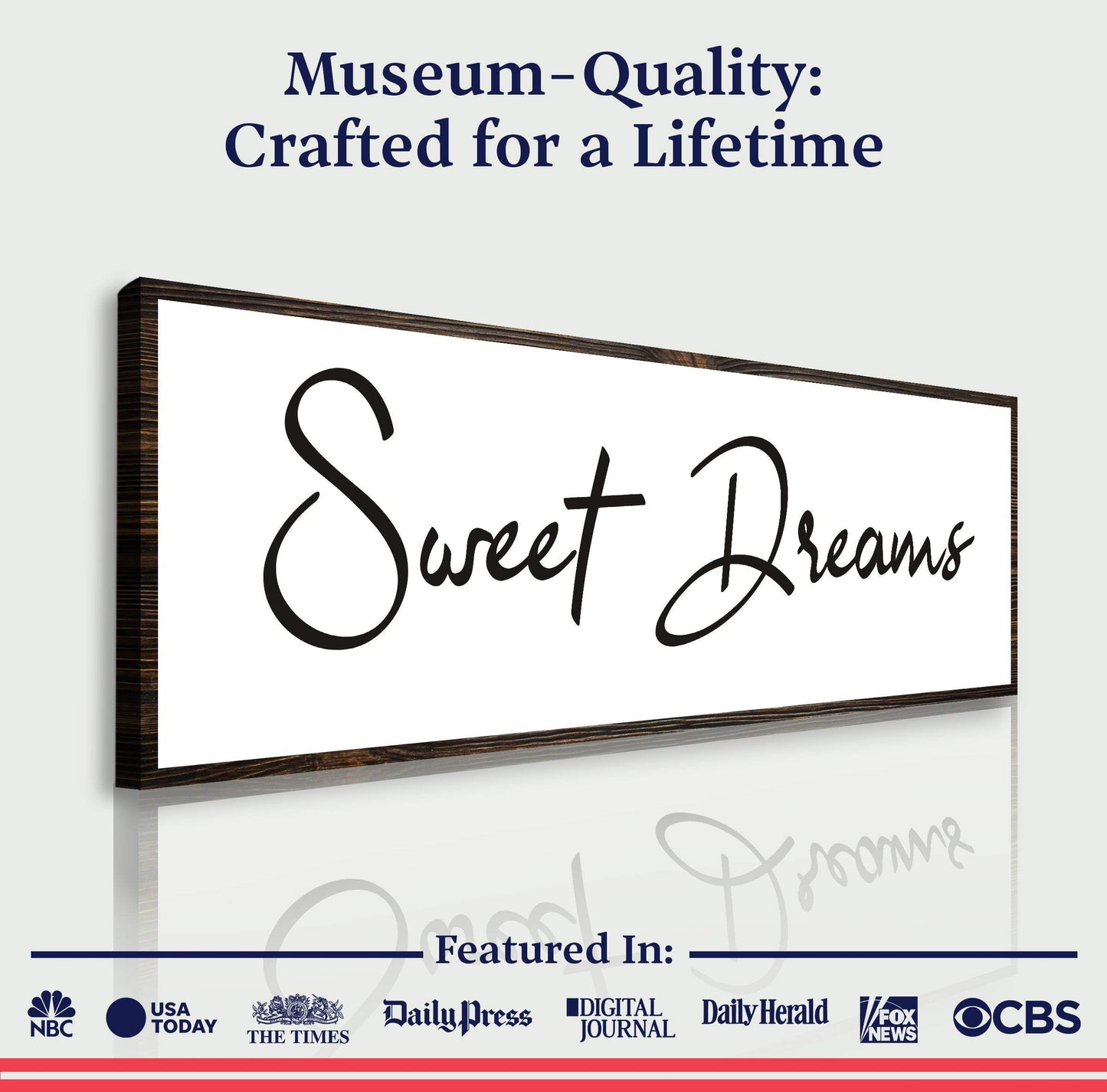Sweet Dreams Sign V - Tailored Canvases - Flyclothing LLC