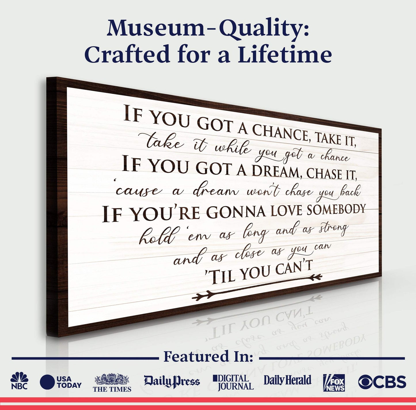 If You Got A Dream Bedroom Sign II - Tailored Canvases - Flyclothing LLC
