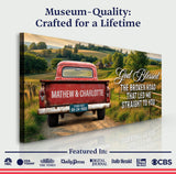 Custom Vintage Truck Couple Sign III - Tailored Canvases - Flyclothing LLC