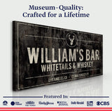 Whitetails and Whiskey Sign - Tailored Canvases - Flyclothing LLC