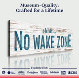 No Wake Zone Sign XIII - Tailored Canvases - Flyclothing LLC