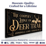 Hunting Lodge Sign - Tailored Canvases - Flyclothing LLC