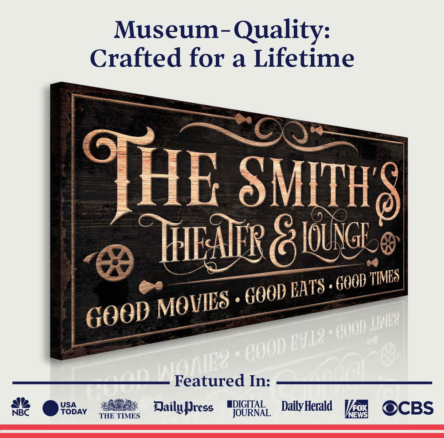 Personalized Theater Sign V - Tailored Canvases - Flyclothing LLC