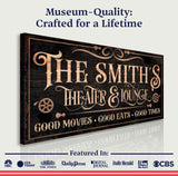 Personalized Theater Sign V - Tailored Canvases - Flyclothing LLC
