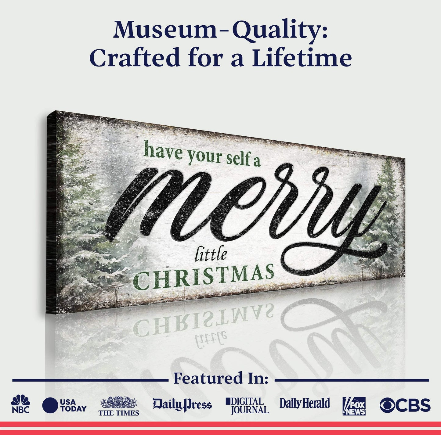Have Yourself a Merry Little Christmas Sign VII - Tailored Canvases - Flyclothing LLC